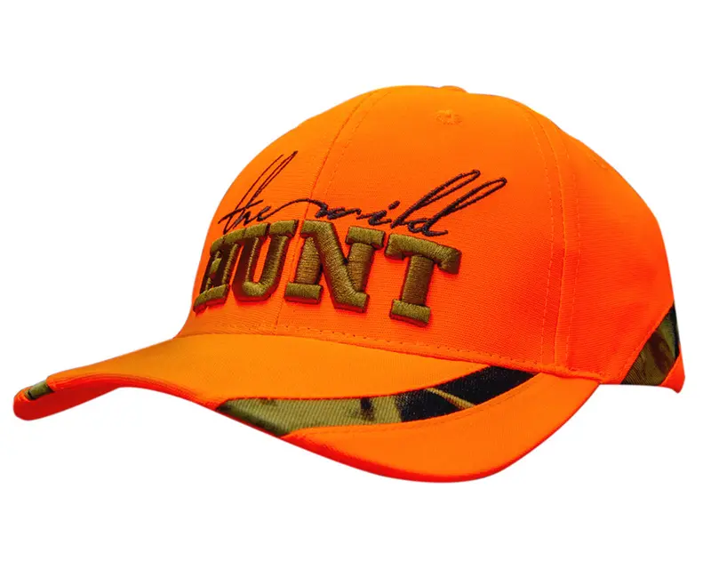 Glow-In-The-Dark Cap Featuring Camouflage Leaf Accents 1