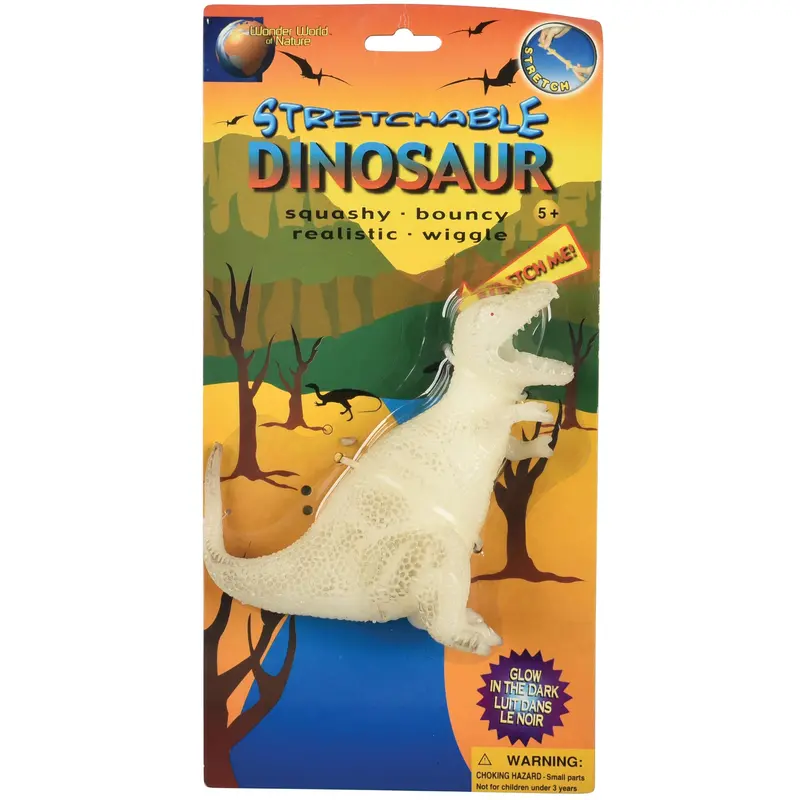 Glow-In-The-Dark Stretchable Dinosaur Toys – Stem Learning Activity Set 1