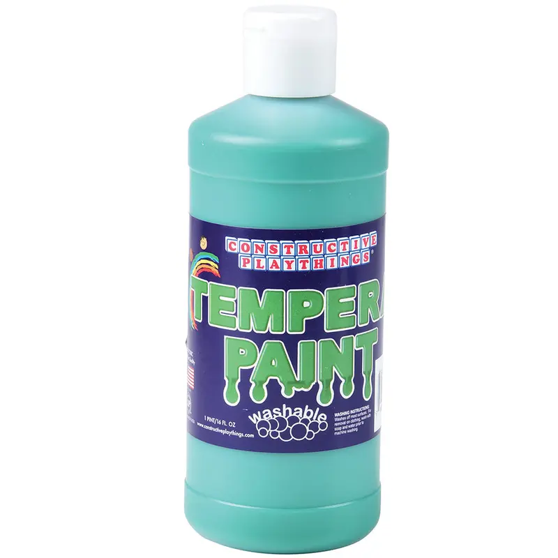 Green Washable Tempera Paint (Pint) – Eco-Conscious Craft Paint For Early Learners 1