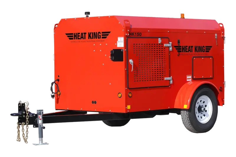 Heat King Hk150 Portable Ground Heater – 2,800 Sq Ft Coverage – Winter Construction Rental 1