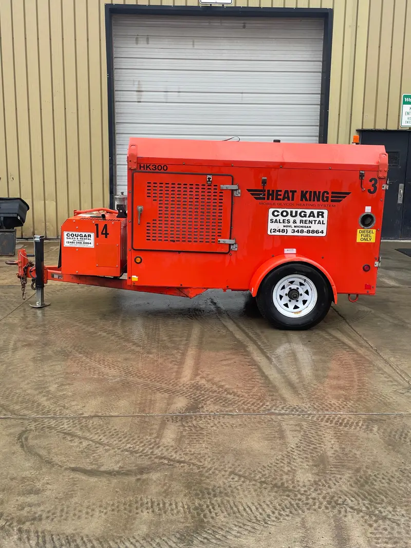 Heat King Hk300 Ground Heater (5,600 Sq. Ft.) With 7Kw Kubota Generator – Gh3-3 (Pre-Owned) 1