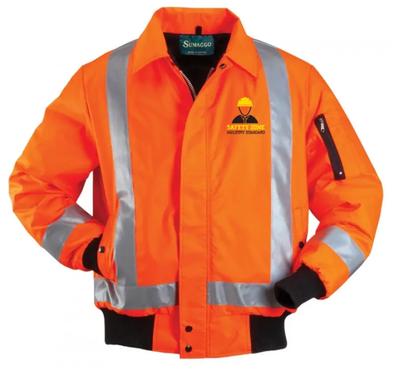 Heavy-Duty High-Visibility Winter Bomber Jacket 1