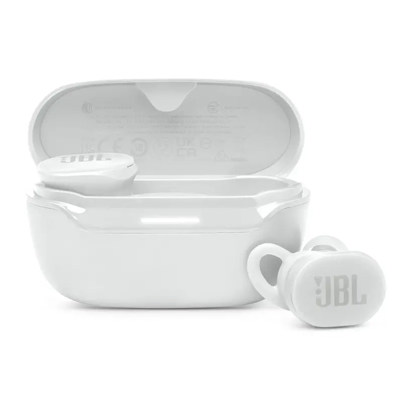 Jbl Endurance Race 2 Active Noise-Cancelling Earbuds – Pure White 1