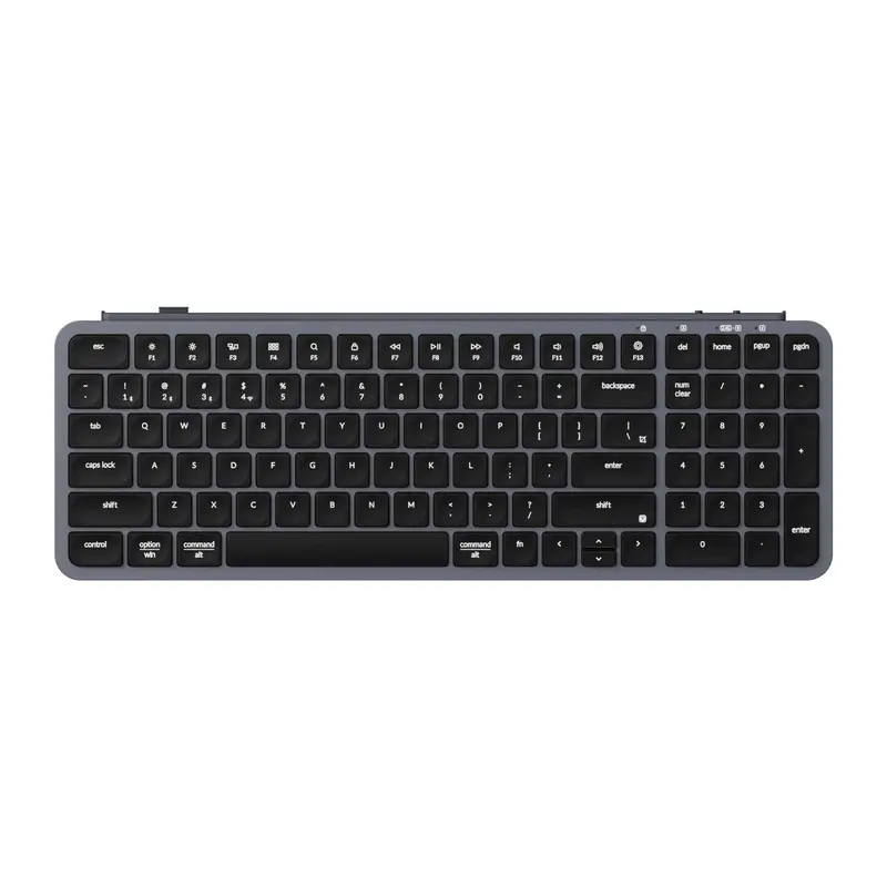 Keychron B2 Pro Wireless Keyboard – Ultra-Thin 96% Layout, Space Gray 1