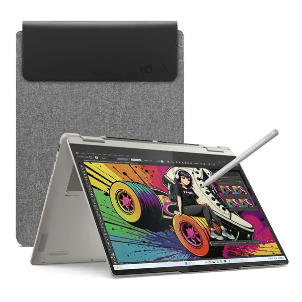 Lenovo Yoga 7 2-In-1 Laptop – 14" 2.8K Wqxga+ Oled Touchscreen, Amd Ryzen Ai 7 350, 32Gb Lpddr5, 1Tb Ssd – Seashell 1