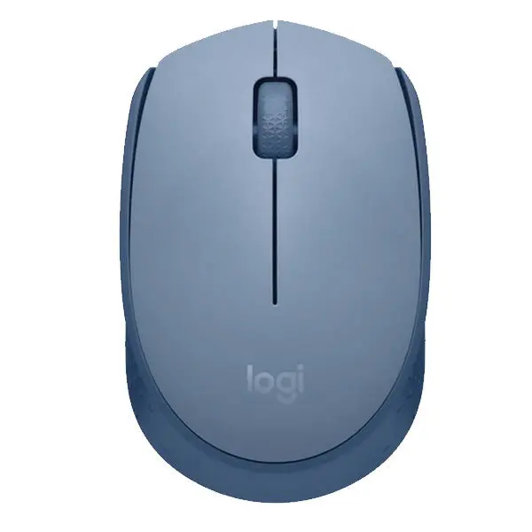 Logitech M171 Blue Grey Wireless Optical Mouse – Ergonomic & Quiet 1