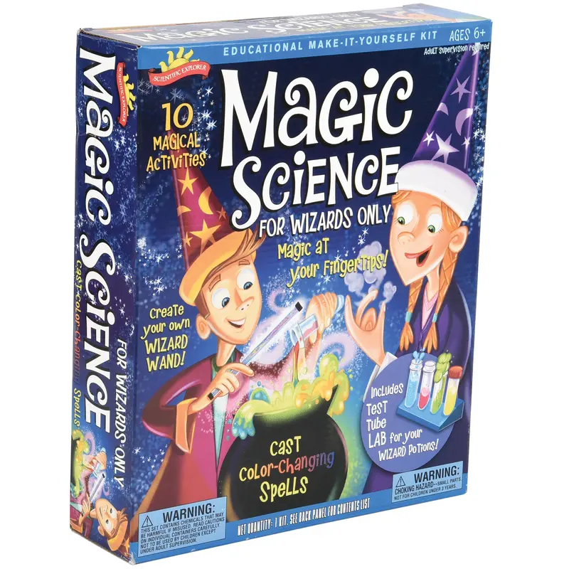 Magic Science For Wizards Only – Enchanting Chemistry & Physics Experiment Kit 1