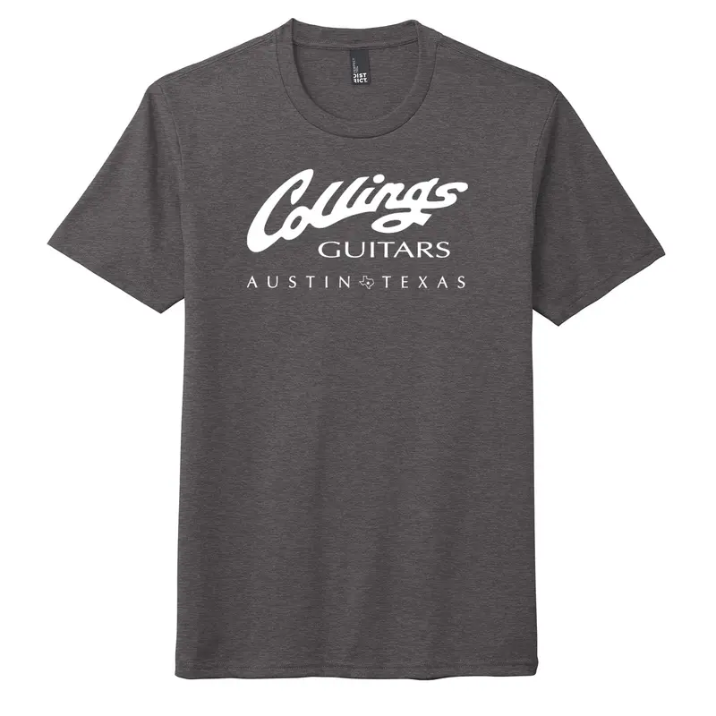 Men'S Heather Charcoal Collings Logo T-Shirt 1