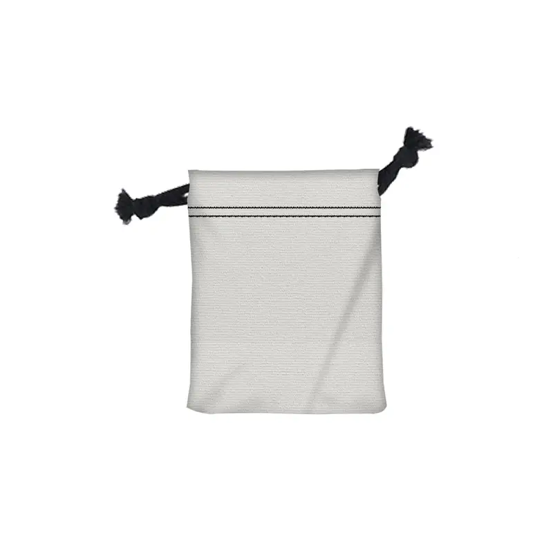 Mini Canvas Gift Pouch – 5" W × 6" H, Drawstring Closure 1
