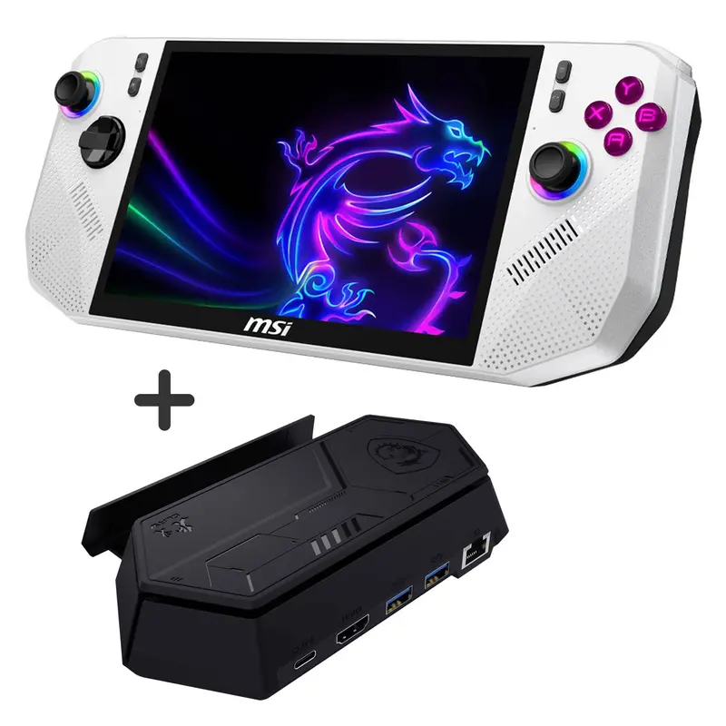 Msi Claw A8 Handheld Gaming Pc – 8-Inch Fhd 120Hz Touchscreen, Ryzen Z2 Extreme, 24Gb Ram, 1Tb Ssd – Polar Tempest 1