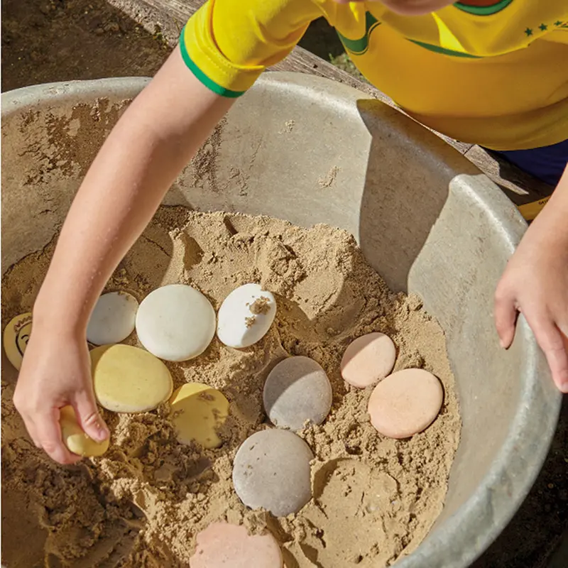 Natural Sorting Stones By Yellow Door – Eco-Friendly Stone-Like Counting & Classification Tools 1