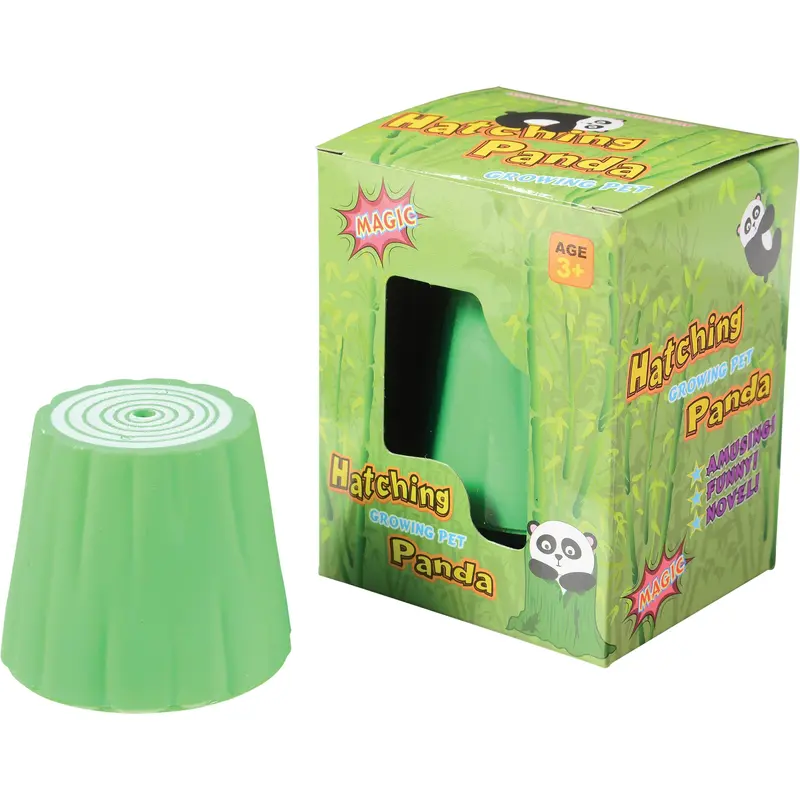 Panda Hatch & Grow Stem Kit – 2.25" Water-Absorbing Expandable Figure 1