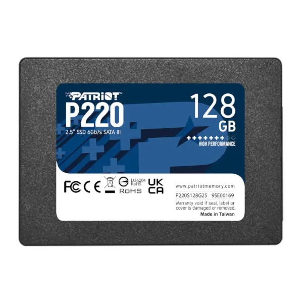 Patriot P220 128Gb Sata Iii 2.5" Internal Ssd – Reliable Budget Storage 1