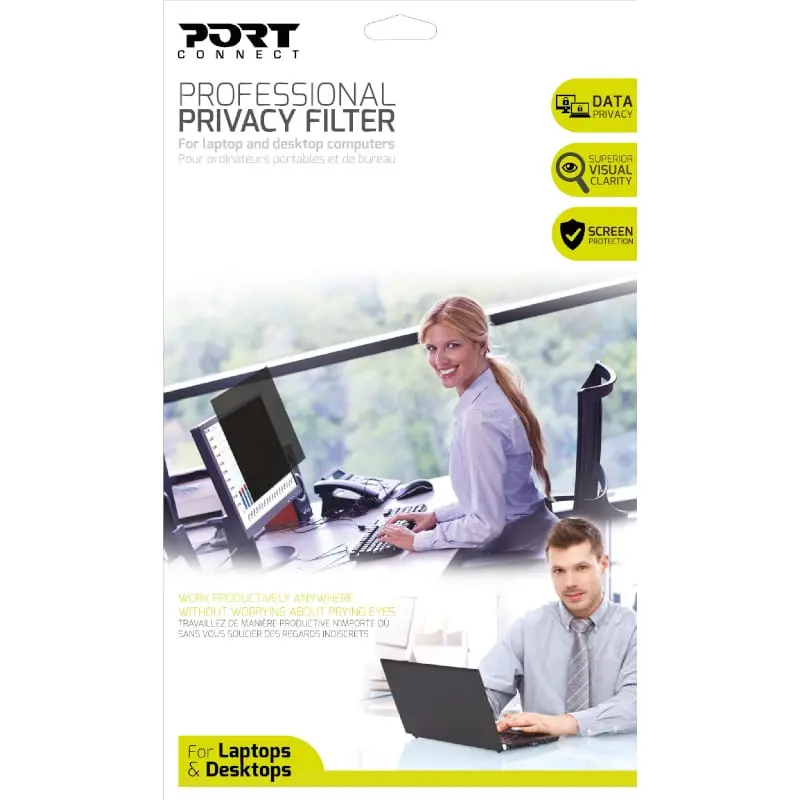 Port Connect 13.3" Privacy Filter – 2D Anti-Spy Screen Protector 1