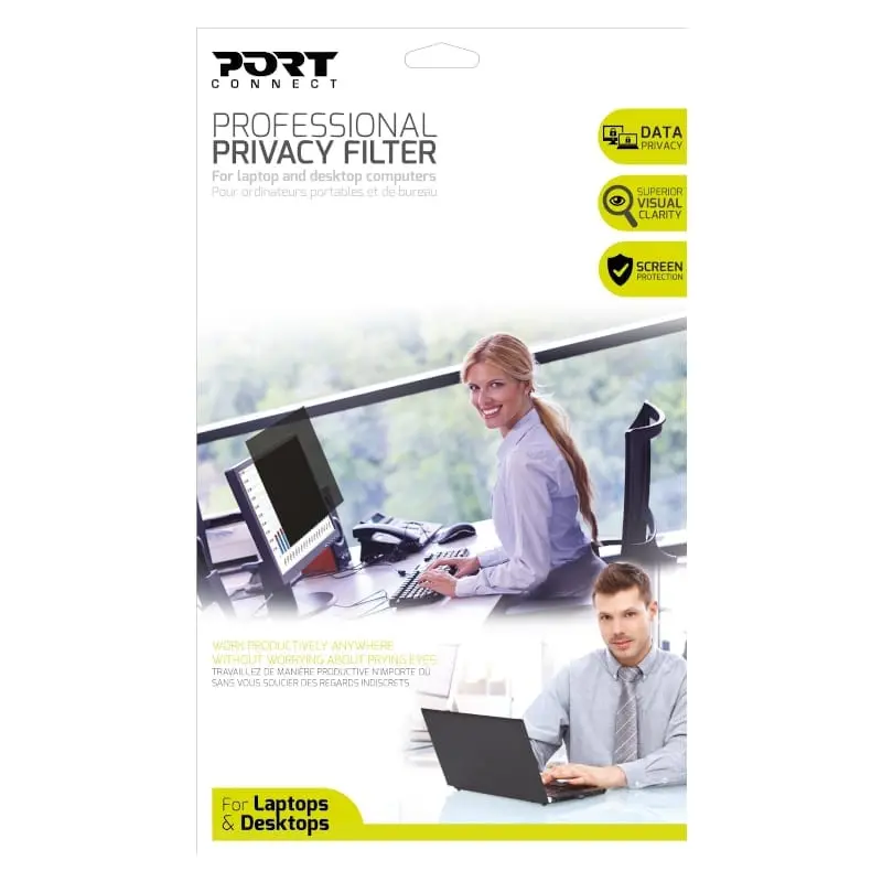 Port Connect 2D Privacy Filter For 15.4-Inch Laptops – Anti-Snooping Screen Protector 1
