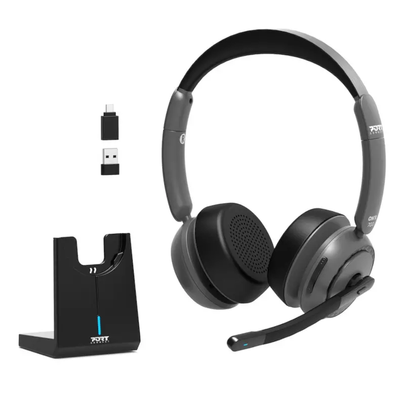 Port Connect On’R 700 Bluetooth Headset — Wireless Anc For Calls & Media 1