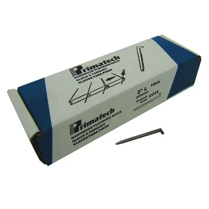 Primatech 16-Gauge L-Cleats – 2" Length, 1000-Piece Sleeve 1