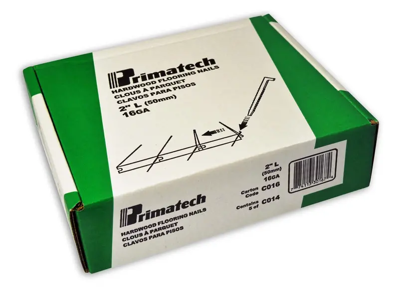 Primatech 18-Gauge L-Cleats – 1-3/4" Length, 6000-Piece Case 1