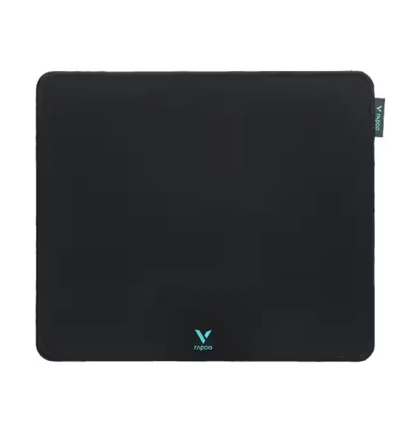 Rapoo Branded Solid Surface Mouse Pad – Non-Slip Base, Logo-Embossed Design 1