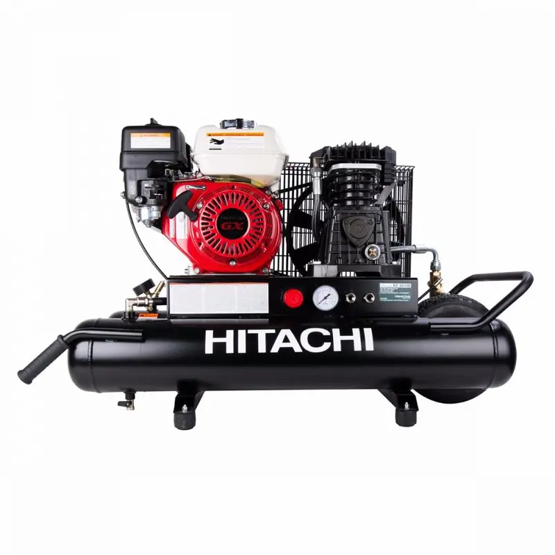 Refurbished Hitachi Metabo Hpt Ec2510E 8-Gallon 5.5 Hp Wheeled Gas Air Compressor 1