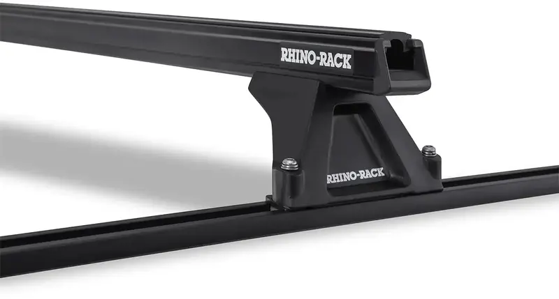 Rhino-Rack Ja8758 Black Heavy-Duty Roof Rack System With Rltf Trackmount And Dual Crossbars 1