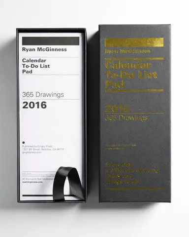 Ryan Mcginness 2016 To-Do List Calendar – Artistic Daily Planner 1