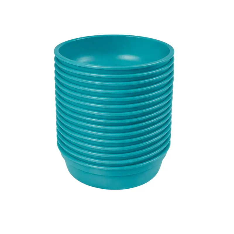 Set Of 12 Teal 12 Oz Recycled Kids Bowls 1