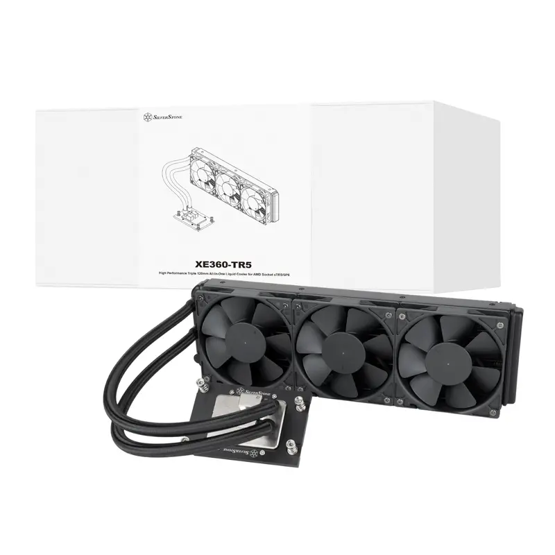 Silverstone Xe360-Tr5 360Mm Aio Liquid Cpu Cooler – High-Performance Cooling For Amd/Intel Sockets, Tr5 Compatible 1