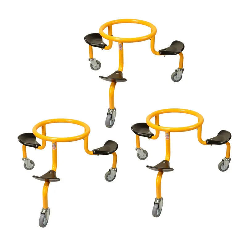 Spin & Ride Team Bikes – 3-Piece Cooperative Pedal-Free Cycling Set 1