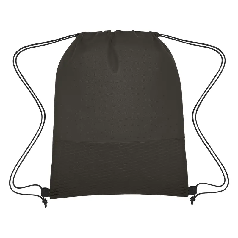 Stylish Wave-Design Drawstring Bag – Eco Non-Woven Material 2