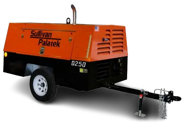 Sullivan 250 Cfm Portable Air Compressor – Rental 1