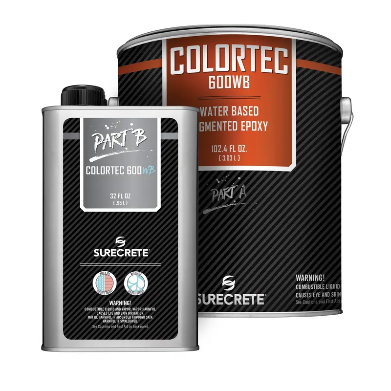 Surecrete Colortec 600Wb Water-Based Pigmented Epoxy Coating 1