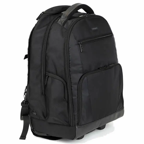 Targus 15.4-Inch Rolling Laptop Backpack In Black 1