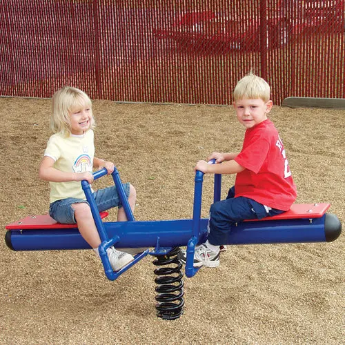 Teeter Spring Rider For Kids Outdoor Play 1