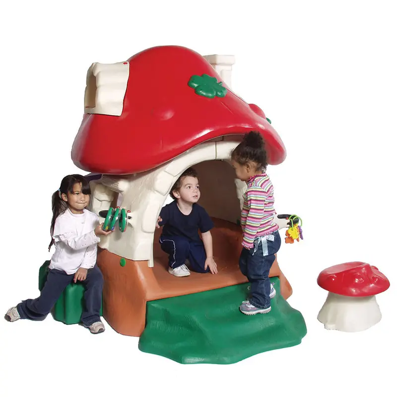 Tot Town Mushroom Kottage Playhouse For Toddlers 1
