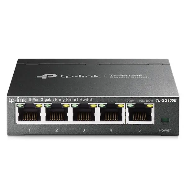 Tp-Link 5-Port Gigabit Easy Smart Switch (Tl-Sg105E) 1