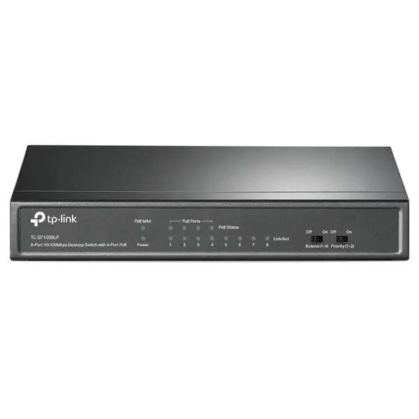 Tp-Link 8-Port Fast Ethernet Poe Switch (4-Port Ieee 802.3Af) 1