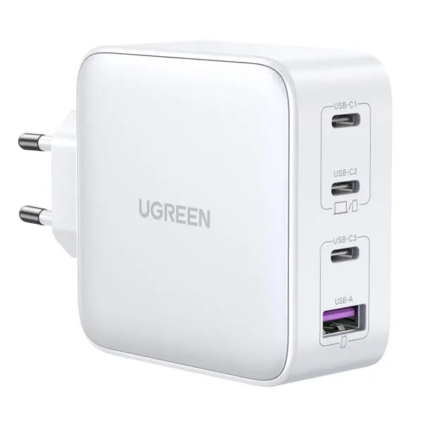 Ugreen 100W Dual-Port Gan Wall Charger With Usb-C Pd (Model 226-15337) 1
