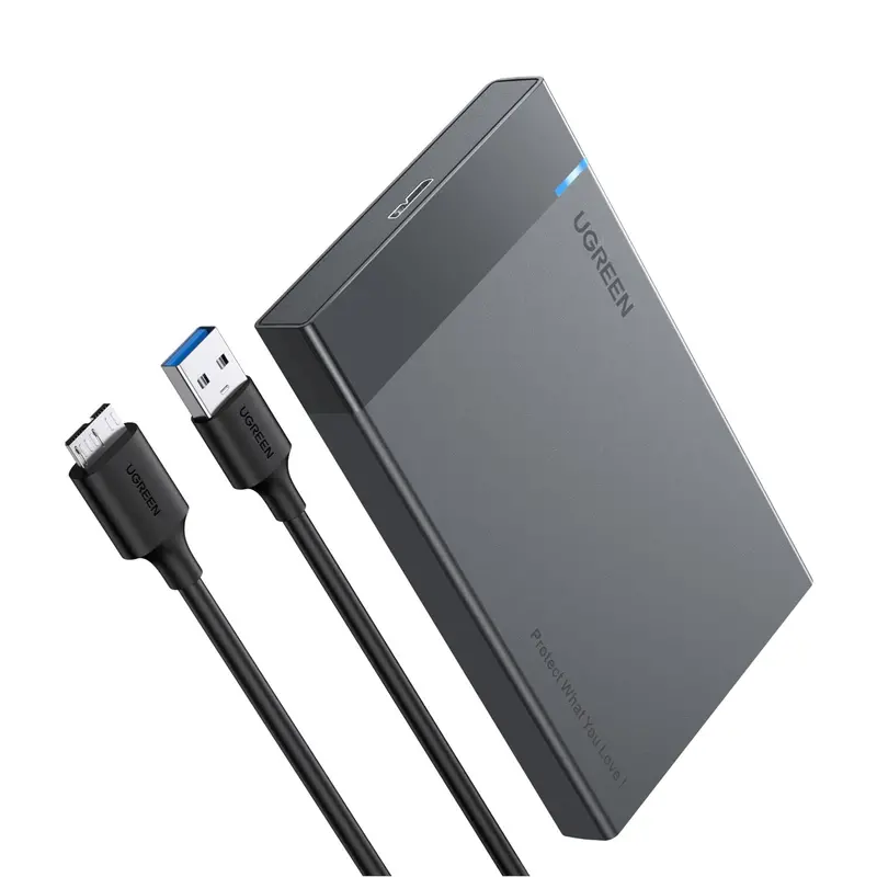 Ugreen 2.5-Inch Sata Hdd/Ssd Enclosure With Usb 3.0 & Uasp Support (6 Gbps) 1