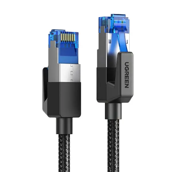 Ugreen Cat8 Nylon-Braided Ethernet Cable – 40Gbps, 5M, Shielded Modular Plugs 1