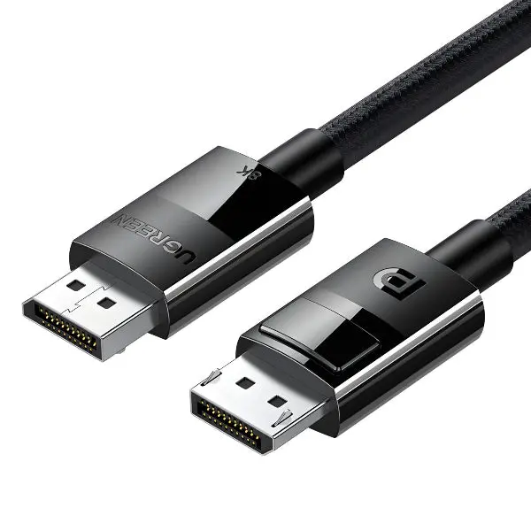 Ugreen Dp114 8K Displayport 1.4 Cable – Braided, Male-To-Male (3M) 1