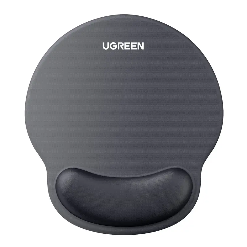 Ugreen Lp668 Ergonomic Gel Mouse Pad – Wrist Support, Non-Slip Base (220 × 245 Mm, Black) 1