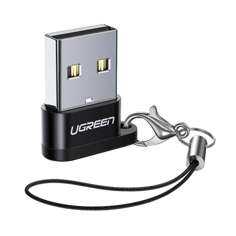 Ugreen Usb-A Male To Usb-C Female Adapter (Black) 1