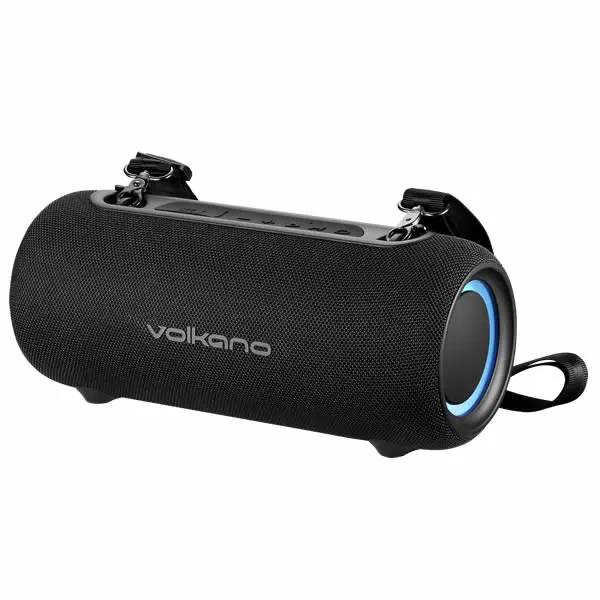 Volkano Mamba 2.0 Portable Bluetooth Speaker – Sleek Black Design 1