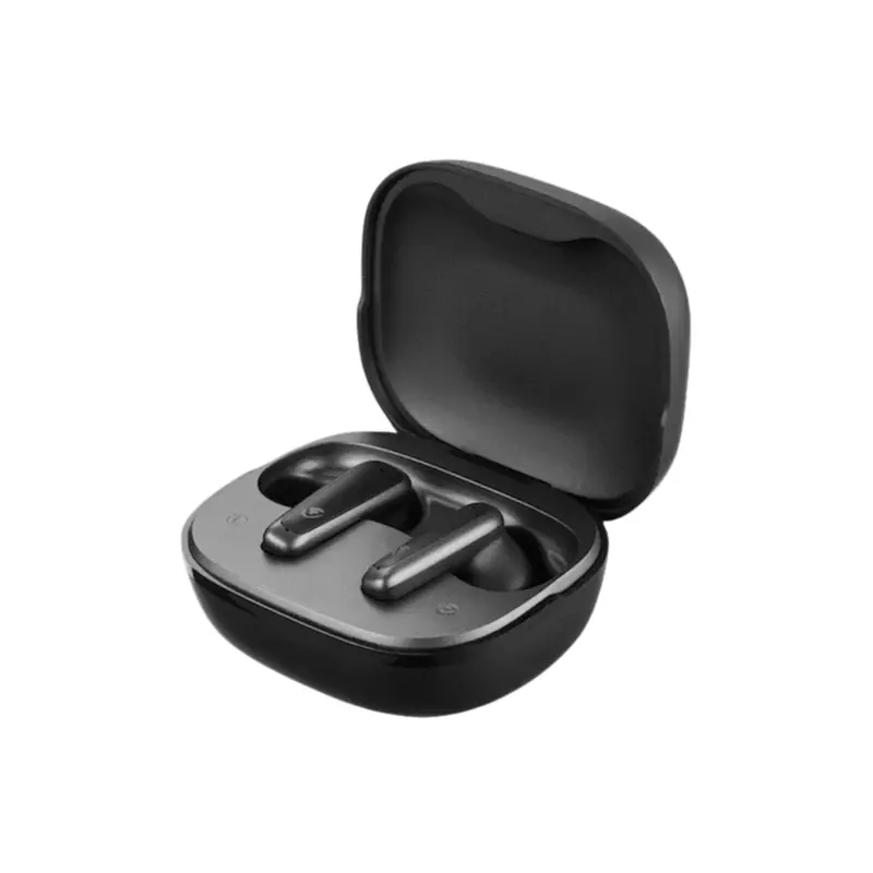 Volkano Vision Series True Wireless Earbuds With Adaptive Anc — Black 1