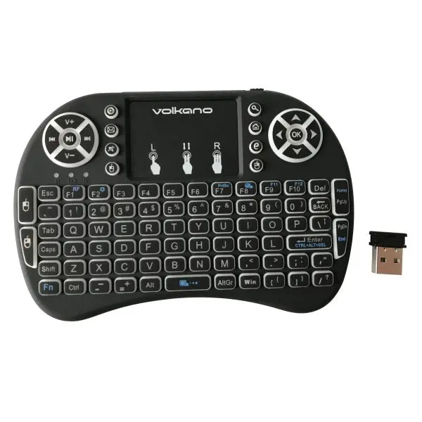 Volkano Vk20038-Bk Smart Tv Remote With Touchpad & Voice Control 1