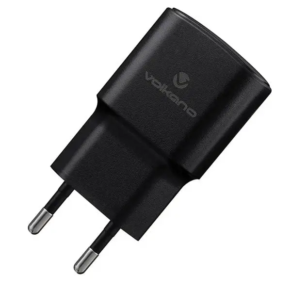 Volkano Volt M-Series 2A Wall Charger With Micro-Usb Cable – Black 1