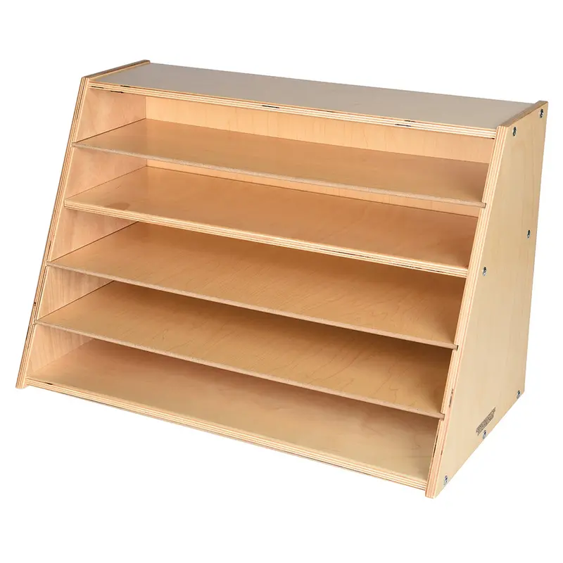 Wide Puzzle Storage Station – Multi-Tier Wooden Organizer For Jigsaw Puzzles 1
