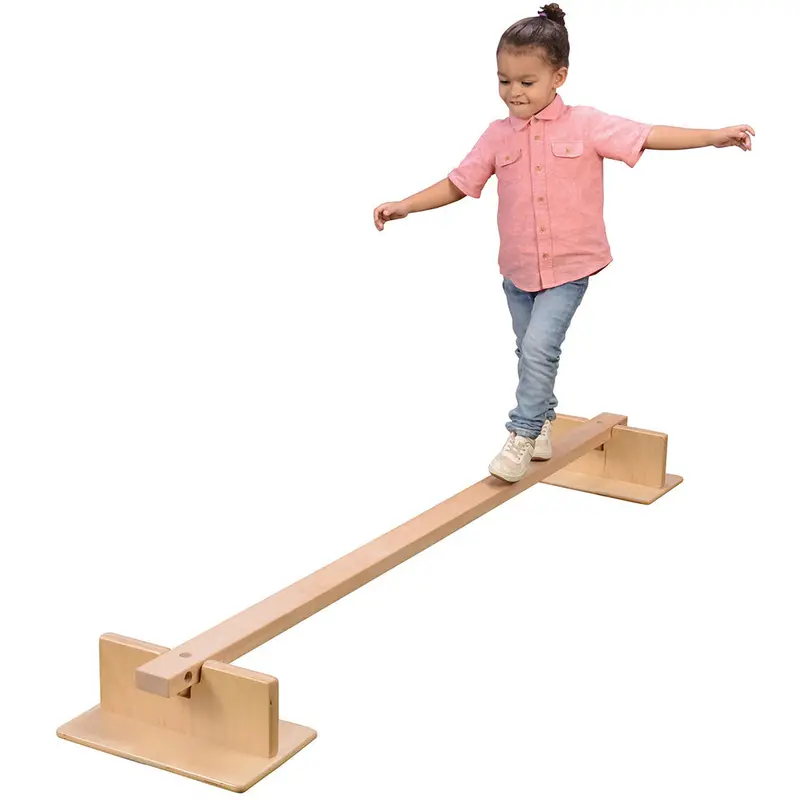 Wooden Two-Way Balance Beam – Early Childhood Tool For Motor Development And Concentration 1