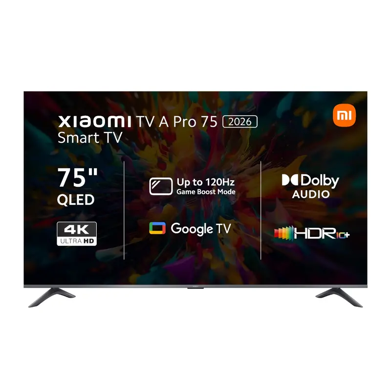 Xiaomi A Pro 75" Qled 4K Smart Tv – Hdr10+, Google Tv, Dolby Audio 1